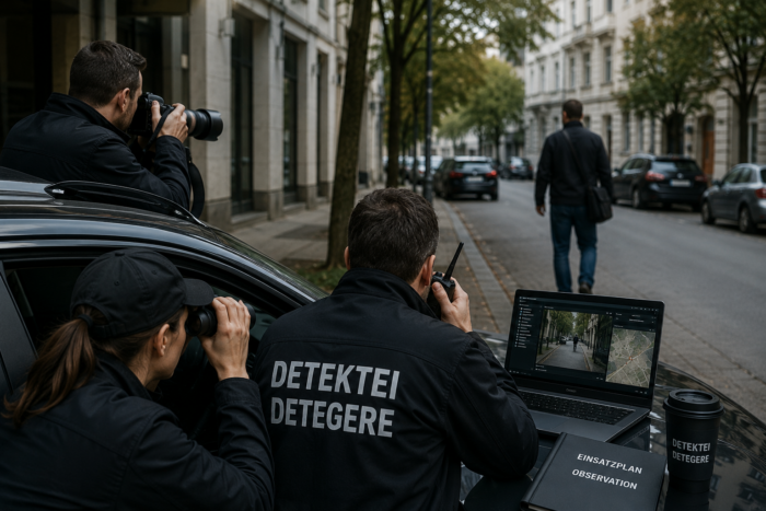 Oliver Peth - Privat Investigation Service Detegere / Wirtschaftsdetektei und Privatdetektei - Observation einen krankgeschriebenen Mitarbeiters auch die Detektei Detegere