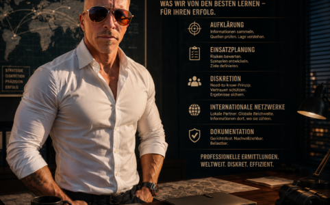Was Wirtschaftsdetekteien von CIA und Navy SEALs lernen: präzise Planung, Diskretion + internationale Ermittlungen in Hochrisikoländern. Detegere International