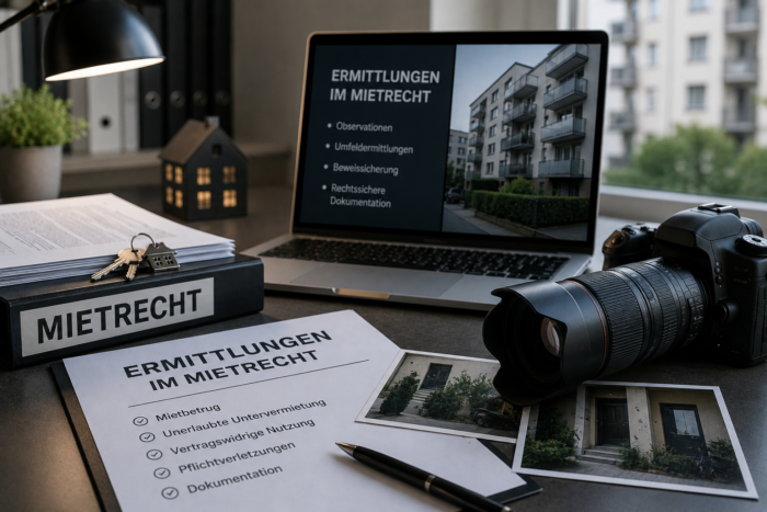 Wirtschafts- und Privatdetektei Detegere Detektei Detegere - Ermittlungen im Mietrecht