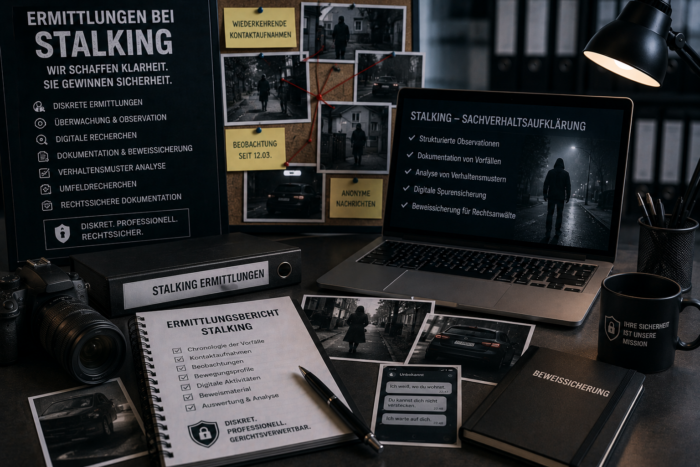 Wirtschaftsdetektei und Privatdetektei Detektei Detegere - Stalking