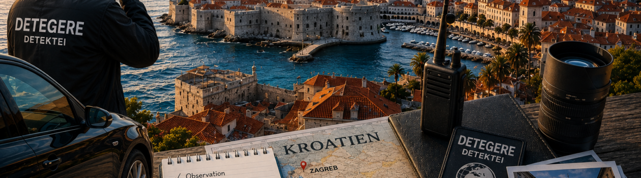 Die Detektei Detegere im Einsatzort Kroatien