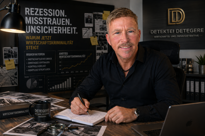 Oliver Peth - Privat Investigation Service Detegere / Wirtschaftsdetektei und Privatdetektei - Rezession, Misstrauen, Unsicherheit