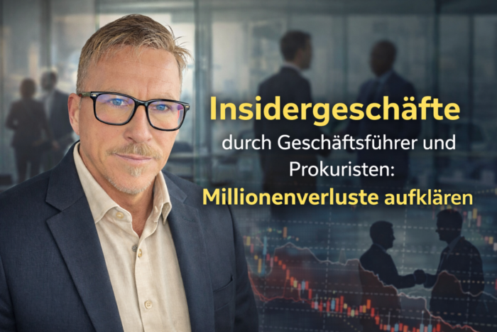 Oliver Peth - Privat Investigation Service Detegere / Wirtschaftsdetektei und Privatdetektei Detegere - Insidergeschäfte im Unternehmen