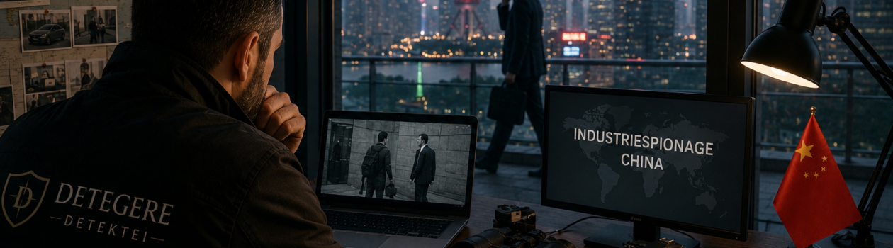 Detektei für Industriespionage & Wirtschaftskriminalität mit China-Bezug. OSINT, Observationen, Compliance und internationale Ermittlungen weltweit.