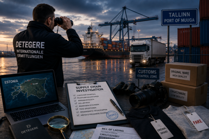 Detektei Estland: Ermittlungen bei Supply Chain Fraud, Containerdiebstahl, Fake-Speditionen und Lieferkettenbetrug. Internationale Observationen & OSINT weltweit.