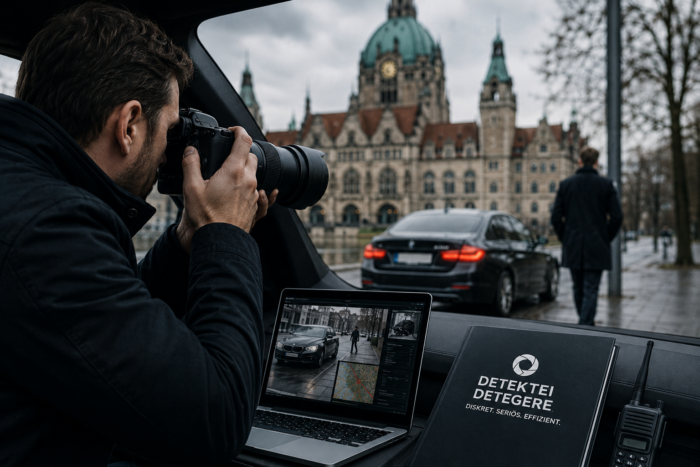 Detektei Detegere für Hannover: diskrete Observationen, Wirtschaftsdetektei, Privatdetektei, Industrie-Ermittlungen, internationale Einsätze.