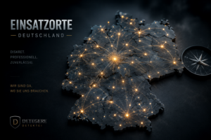 Einsatzorte der Detektei Detegere in Deutschland