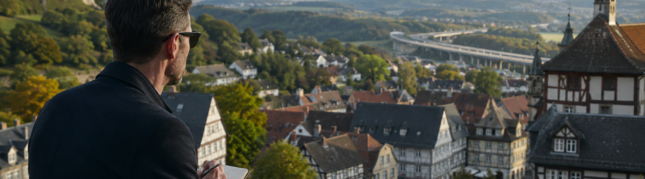 Detektei Detegere in Korbach: diskrete Observationen, Wirtschaftsdetektei, Privatdetektei, Rhein-Main-Anbindung und Flughafen Frankfurt als operativer Vorteil.