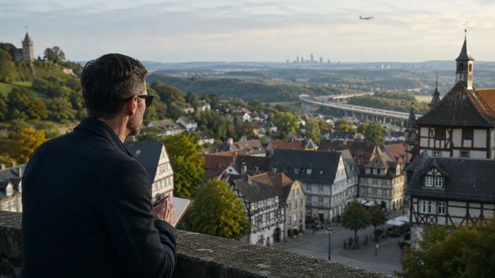 Detektei Detegere in Korbach: diskrete Observationen, Wirtschaftsdetektei, Privatdetektei, Rhein-Main-Anbindung und Flughafen Frankfurt als operativer Vorteil.