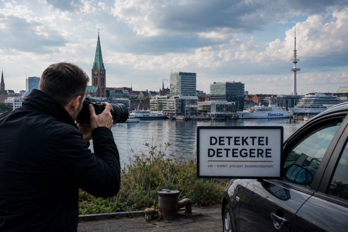 Detektei Detegere in Kiel: diskrete Observationen, Wirtschaftsermittlungen, gerichtsverwertbare Beweise, internationale Erfahrung und schnelle Einsatzfähigkeit.