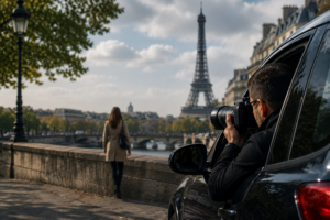 Observation der Detektei Detegere in Frankreich; Paris