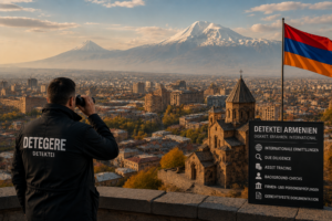 Detektei Armenien für diskrete Ermittlungen, Asset Tracing, Due Diligence und Background-Checks im Südkaukasus. Gerichtsfest und vertraulich.