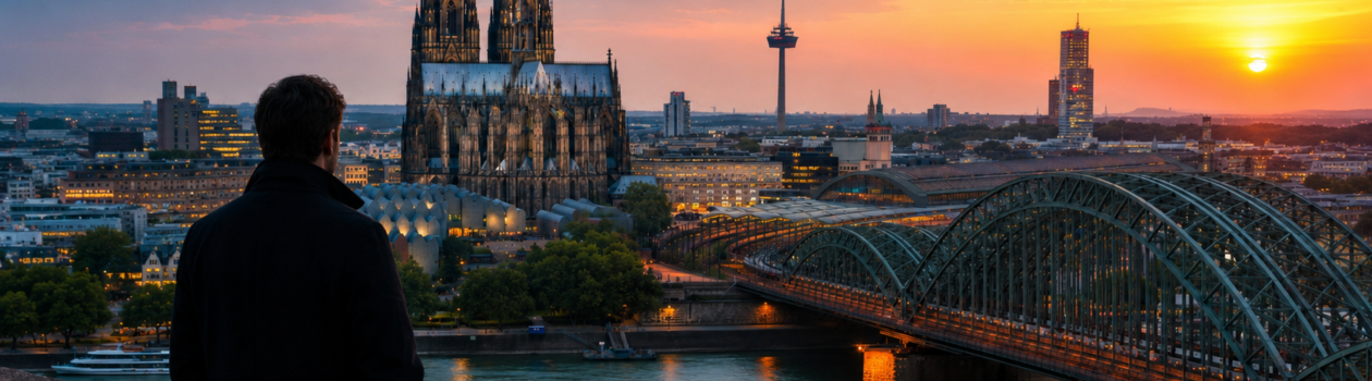 Detektei für Köln: Detegere ermittelt diskret für Privatkunden, Kanzleien und Unternehmen – mit Observation, Recherche und gerichtsfester Dokumentation.