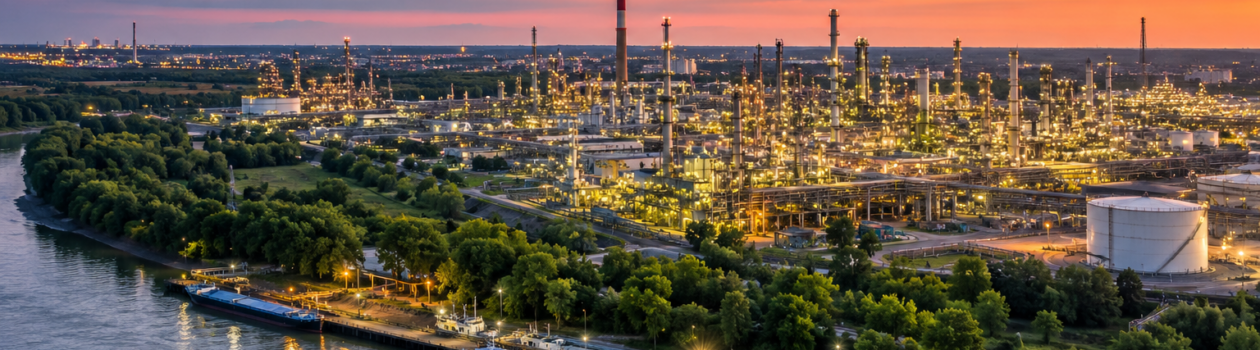 Detektei Wesseling für Raffinerie, Chemie, Energiepark und Rheinlogistik. Litigation Support, Corporate Intelligence und gerichtsfeste Ermittlungen Köln / Bonn.