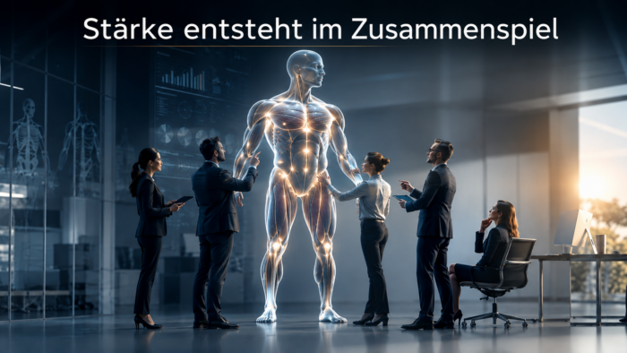Was Führung, Teamarbeit und Unternehmensstrukturen mit dem Zusammenspiel unserer Muskulatur gemeinsam haben – ein Beitrag von Detegere.