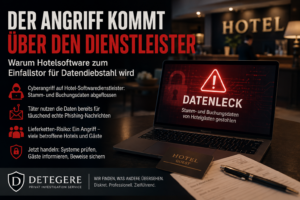 Ein Cyberangriff auf einen Hotel-Softwaredienstleister legt Stamm- und Buchungsdaten offen. Erfahren Sie, warum Drittanbieter zum Sicherheitsrisiko werden...