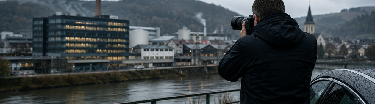Detektei Oberndorf am Neckar für Unternehmen, Defence und Hochsicherheit. Ermittlungen bei Industriespionage, Insider-Risiken und Wirtschaftskriminalität.