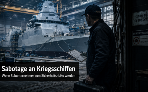 Neue Sabotagefälle zeigen, wie Subunternehmer, Insider und fehlende Kontrollen Kriegsschiffe, Werften und Rüstungsprojekte gefährden.