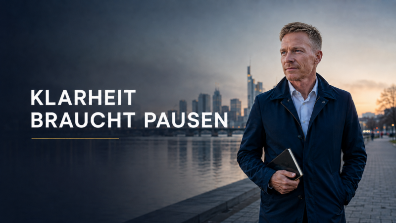 Warum Spaziergänge, Training und bewusste Auszeiten den Kopf freimachen und Ermittlern sowie Führungskräften zu mehr Klarheit verhelfen.