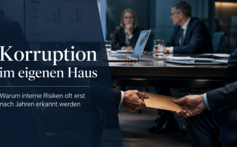 Korruption bleibt oft jahrelang unentdeckt. Erfahren Sie, wie Unternehmen Warnsignale erkennen, interne Ermittlungen einleiten und Risiken effektiv reduzieren!
