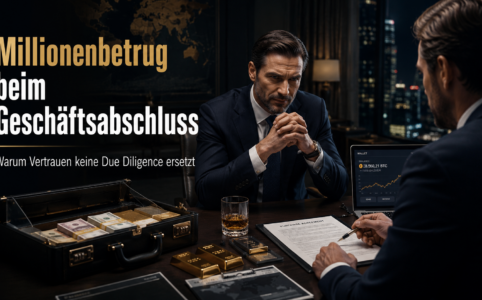 Professionelle Betrüger täuschen Seriosität vor. So schützen Due Diligence, OSINT und Background Checks Unternehmen vor teuren Fehlentscheidungen.