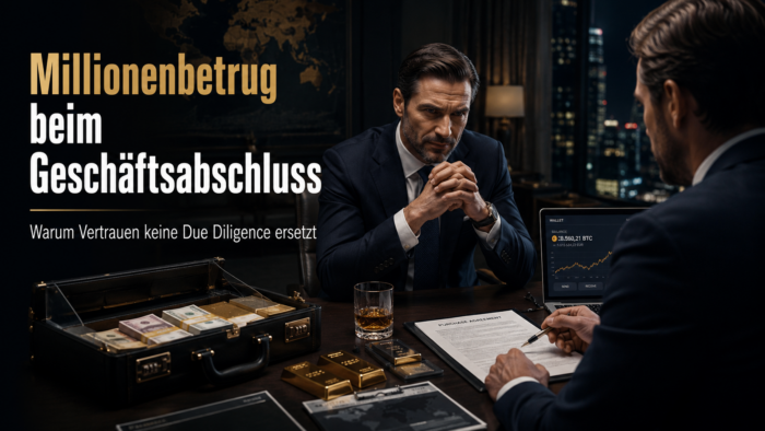 Professionelle Betrüger täuschen Seriosität vor. So schützen Due Diligence, OSINT und Background Checks Unternehmen vor teuren Fehlentscheidungen.