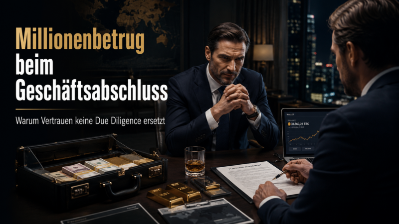 Professionelle Betrüger täuschen Seriosität vor. So schützen Due Diligence, OSINT und Background Checks Unternehmen vor teuren Fehlentscheidungen.