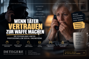 Social Engineering: Wenn Täter Vertrauen zur Waffe machen
Oliver Peth erklärt, wie Social Engineering mit Angst, Autorität und Zeitdruck funktioniert und wie Unternehmen Manipulation früh erkennen können.