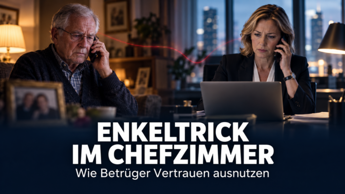Enkeltrick im Unternehmen: CEO-Fraud erkennen und verhindern Warum Enkeltrick und CEO-Fraud funktionieren: Oliver Peth erklärt die Täterstrategien und zeigt, wie Sie sich und Ihr Unternehmen wirksamer vor Betrug schützen.