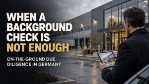 When company records leave questions unanswered, targeted due diligence in Germany can verify business claims, contacts and locations. Learn how Detegere helps.