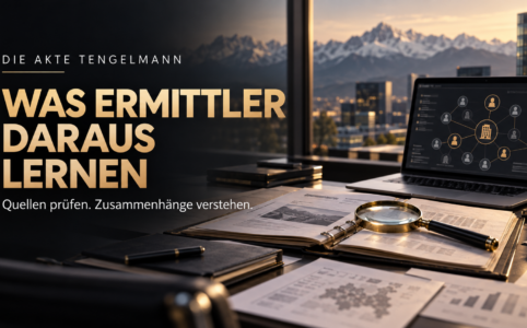 Was Ermittler aus der Akte Tengelmann ableiten: Quellen prüfen, Netzwerke verstehen und wirtschaftliche Verdachtsfälle für Mandanten gezielt aufklären.